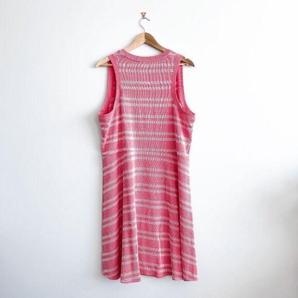 Gap Womens Sleeveless Ribbed Stripe Fit and Flare Midi Dress Size XXL - Picture 2 of 8